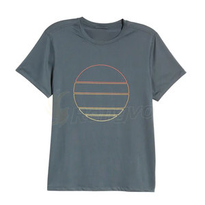 Logotipo personalizable impreso 100% algodón transpirable camiseta de hombre patrón sólido y todos los colores de marca - Product Image 5