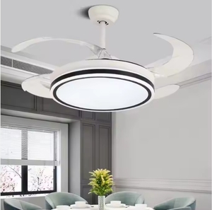 <span class=keywords><strong>Ventilador</strong></span> de Techo LED Moderno de 42 Pulgadas <span class=keywords><strong>con</strong></span> Luz Retráctil y Control Remoto, Motor DC Regulable, Cuerpo de Lámpara de ABS para Sala de Estar - Product Image 1