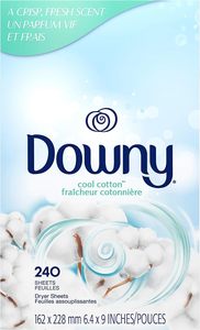 Toallitas para Secadora Downy Light Mega, Toallitas Suavizantes para Ropa, Aroma Brisa Marina, 180 Unidades - Product Image 4