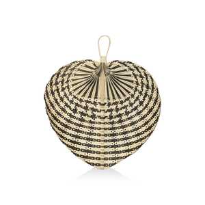 แขวนผนังตกแต่งด้วยไม้ไผ่สีดำขนาด3x67x71ซม. สำหรับตกแต่งบ้าน - Product Image 1