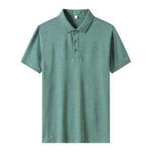 Polos personalizados de algodón orgánico para hombre 100% con logotipo bordado, Camiseta de piqué suave de verano, ropa informal transpirable de alta calidad - Product Image 4