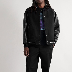 Alta calidad, diseño personalizado, Mangas de cuero, bordado de chenilla, ropa de béisbol para hombre, chaquetas universitarias Letterman para hombre - Product Image 2