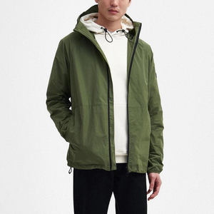 Men's Lightweight Waterproof Casual Hooded Windbreaker <b>Jacket</b> for Outdoor Sports Fishing Polyester Nylon Filled Fitness Ronpex - Product Image 3