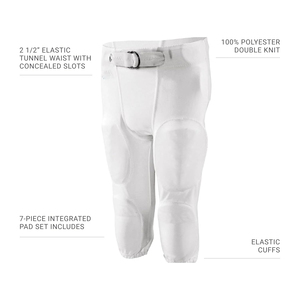 Durable Mens American Football Pants Long Fit Shorts with Full <b>Padding</b> for Hip Thigh <b>Knee</b> Protection in Training and Match - Product Image 5