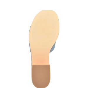 2025 nouveau Style mode compensées à la mode à talons hauts imperméable plate-forme Denim sandales été grande taille pantoufles décontractées pour les femmes - Product Image 5