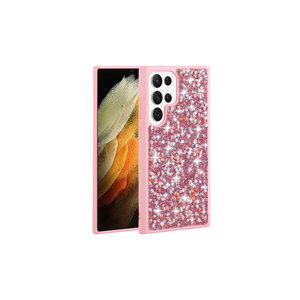 Funda de Teléfono SAFA Linea Rosa de Lujo para Samsung Galaxy S23 Ultra, Marca Netzy con Diseño de Diamantes de Imitación y Carga Magnética - Product Image 1