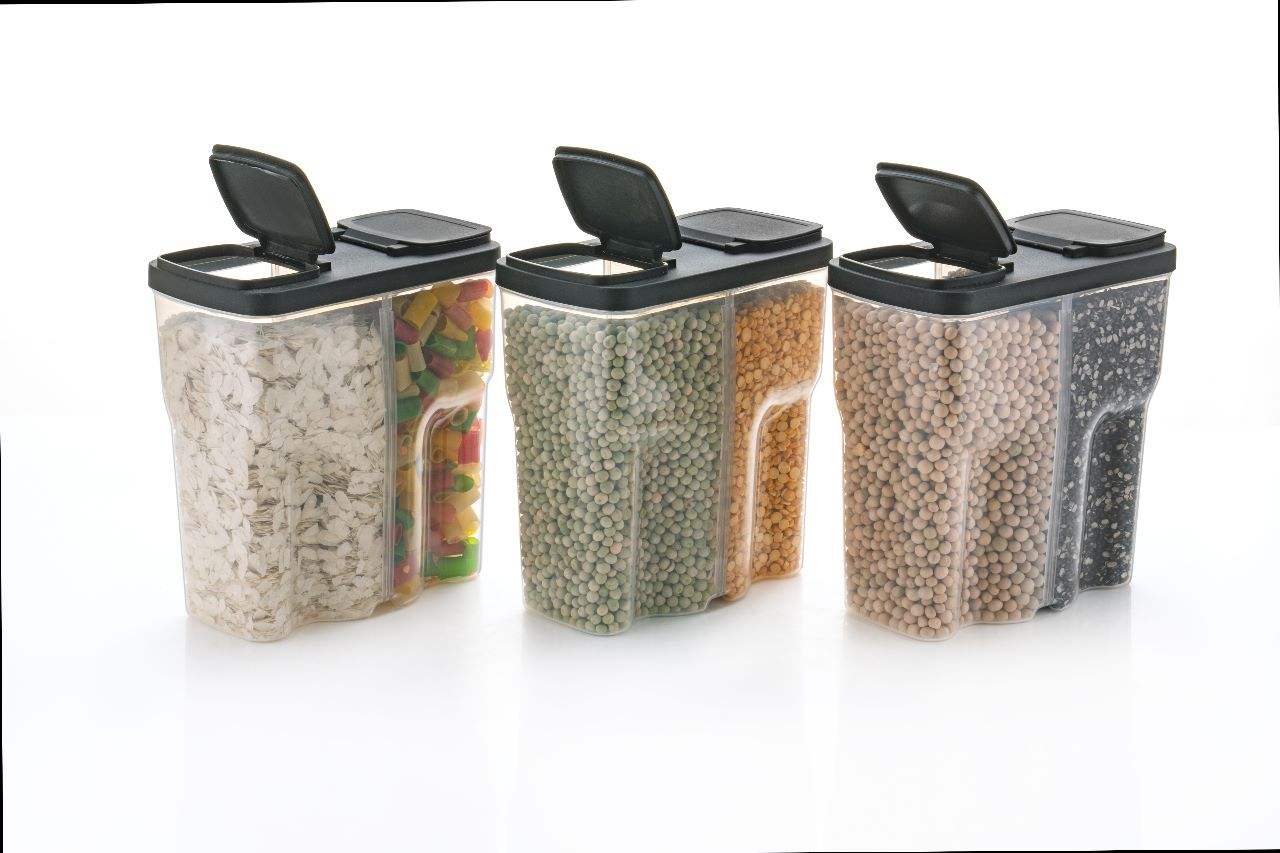 ภาชนะเก็บของสีดำ