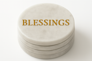 Ramzan Kareem Marble Coasters Set for Ramadan <b>Islamic</b> <b>Gift</b> for Ramadan Decor and Stylish Home Accessory for Special Occasions - Product Image 3