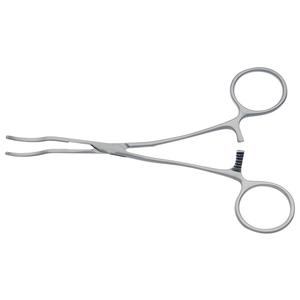 Pinza de Oclusión Tangencial Atraumática DeBakey Satinsky de Acero Inoxidable, Instrumento Quirúrgico con Certificación CE para Control Vascular - Product Image 4