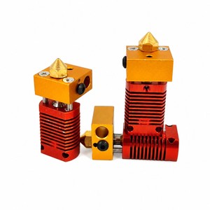 Custom CNC 3D Printer Parts Extrusion Head Radiator Brass Nozzle For Hotend OEM ODM