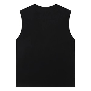 Camiseta sin Mangas de Algodón de Primera Calidad para Hombre, Talla Grande, Transpirable, de Punto, para Gimnasio, Ropa de Entrenamiento, Color Personalizado, Cremalleras, Ropa Urbana - Product Image 2