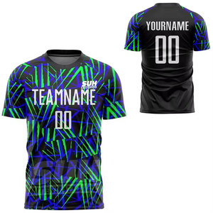 Servicio OEM, Jersey de Fútbol Sublimado con Logotipo Personalizado, Alta Calidad, Superventas, Transpirable, Corto, Verano, 100% Poliéster, Secado Rápido - Product Image 6