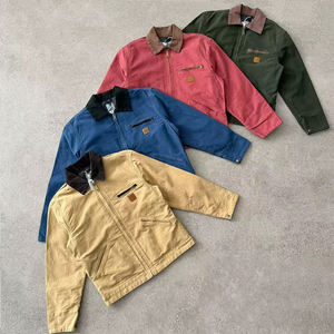 เสื้อแจ็กเก็ตผ้ายีนส์แบบกระดุมผ่าหน้าทรงกว้างผ้าเดนิมเข้ารูปแบบเรียบหรูเนื้อผ้าทอน้ำหนักเบา - Product Image 1