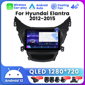 Navifly shenzhen autoradio de navigation <span class=keywords><strong>6</strong></span> + 128G <span class=keywords><strong>android</strong></span> 12 <span class=keywords><strong>auto</strong></span> pour Hyundai Elantra 2012-2015 tv <span class=keywords><strong>android</strong></span> tactile IPS écran - Product Image 2