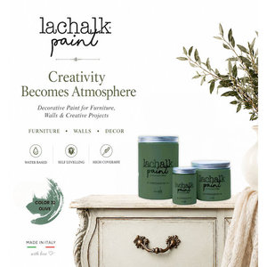 32 OLIVA 500 ml LaChalk the evolution of <b>chalk</b> paint Where <b>chalk</b> meets resin: Hybrid <b>Chalk</b> Resin Paint made in Italy - Product Image 1