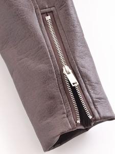 2025 New Wholesale Black Long Sleeve Men Jacket Motorcycle <b>Motorbike</b> Leather Jacket For Men's - Product Image 5