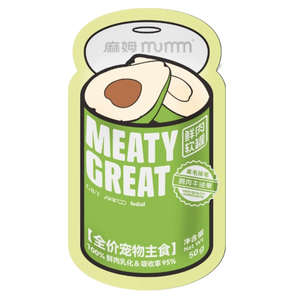 Mumm 6 מזון חתולים טעם, תכולת בשר גבוהה, מאוזנת היטב, נוסחה שמירה על לחות, קל לאכול, חבילת 50 גרם - Product Image 6