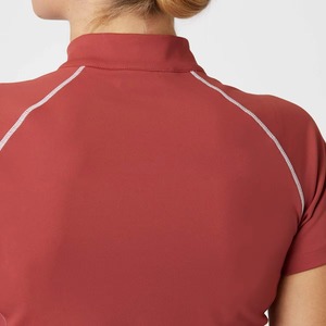 Camisa de Equitación de Manga Corta, Color Personalizado, Moderna, de Lujo, con Cierre de Cremallera, para Mujer, para Competencia Ecuestre - Product Image 3