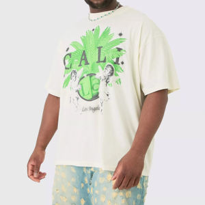 La última camiseta de moda para hombre de color sólido para adultos/Camiseta lisa de secado rápido con diseño OEM personalizado - Product Image 1