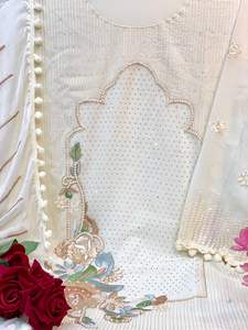Dernière tenue de créateur, meilleure qualité, broderie Georgette, travail Salwar Kameez avec dupata, exportateur mondial - Product Image 5