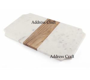 Tabla de cortar de verduras de mármol y madera de forma redonda con mango, productos de utensilios de cocina, tabla de cortar del mejor vendedor, 2025 - Product Image 6