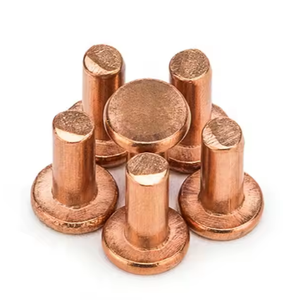 Remaches sólidos de alta calidad <span class=keywords><strong>para</strong></span> <span class=keywords><strong>frenos</strong></span> de cabeza plana <span class=keywords><strong>y</strong></span> forros de embrague - Product Image 1