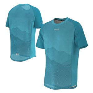Camiseta técnica para hombre para trail running MOUNT Teal - Product Image 5