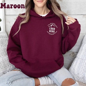 Sudadera con Capucha Extra Grande Informal de Invierno para Mujer, 100% Algodón, Felpa Ecológica, Transpirable, con Bordado 3D Frontal Tipo Canguro - Product Image 5