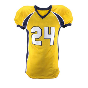 2024 vente en gros uniformes de Football américain pour hommes maillot à manches courtes de haute qualité et ensemble de pantalons utilisation sportive avec motif numérique - Product Image 2