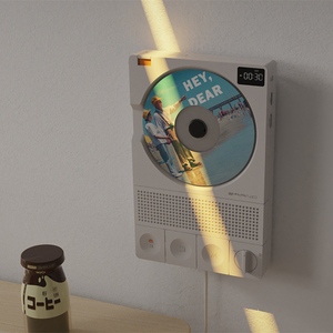 Nuevo REPRODUCTOR DE CD de pared PORTÁTIL ESTÉREO de alta fidelidad multifunción con altavoces - Product Image 2