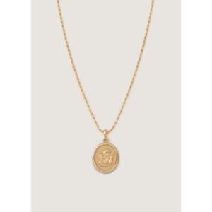 Collier Elusive Cherub tendance, géométrique, plaqué or, en alliage de zinc, orné de diamants et de perles, idéal pour une fête ou un cadeau - Product Image 4