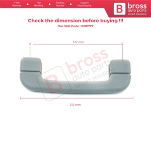 มือจับหลังคาภายใน BDP777 สีเทา 7700808072 สำหรับ Laguna MK1 Safrane - Product Image 5