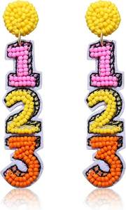 Boucles d'oreilles perlées multi-design de style européen et américain Ensemble d'accessoires vestimentaires de bohème avec vente en gros de style occidental pané d'or - Product Image 4