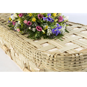 Urne en bambou faite à la main de style américain pour la crémation des cendres Vente en gros de fournitures funéraires de style sympa du Vietnam - Product Image 2