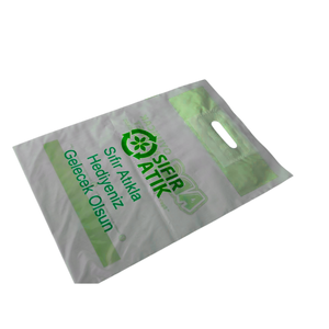 Bolsa de plástico personalizada extra duradera con asa reforzada para cargas pesadas y transporte seguro con etiqueta privada - Product Image 2