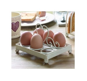 Porte-oeufs en fer au design moderne avec forme compacte et style artistique pour un usage domestique élégant - Product Image 4
