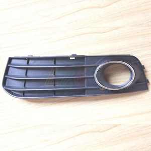 Auto parachoques delantero abajo rejilla lámpara de niebla cubierta con cromado círculo para <span class=keywords><strong>Audi</strong></span> <span class=keywords><strong>A4</strong></span> B8 <span class=keywords><strong>2009</strong></span> - 2012 - Product Image 4