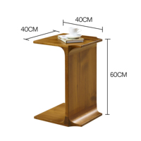 Table basse en teck massif, style mid-century modern, fabriquée à la main, meubles de salon, OEM ODM, livraison directe d'usine