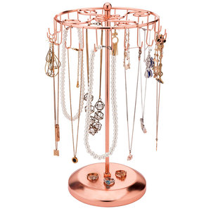 New Arrival <b>Rose</b> Gold Finish Metal Jewelry Stand High Quality <b>Top</b> Selling Metal Jewelry Holder Latest Design for Bedroom Use - Product Image 4