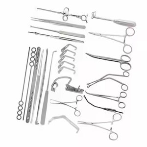 Juego de instrumentos médicos básicos de acero inoxidable para amigdalectomía y adenoidectomía para eliminación quirúrgica general oftálmica - Product Image 2