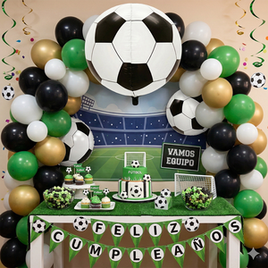 Ballon de fête 4D en forme de ballon de football, modèle 44345, idéal pour les événements sportifs - Product Image 3