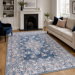 <b>Rug</b> Weavers RWR3 Uak Denim Traditional Washable <b>Rug</b> Dropshipping Wholesale Washable Chenille 10 Sizes - Product Image 1