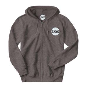 Hoodie Unisex Tri-Blend Hoodie Custom Full-Zip Personalized <b>Vinyl</b> or Glitter Print Independent Trading Co Zipper Hoodies - Product Image 6