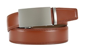 Venta caliente Cinturón de cuero genuino personalizable con acero para hebilla Estilo formal Tamaños disponibles-Venta al por mayor - Product Image 2