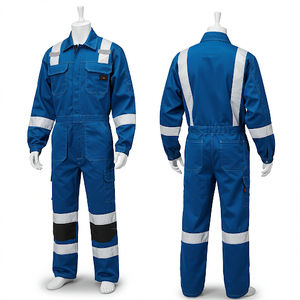 Nouveau design Coton Polyester Nouveaux hommes Vêtements de travail Uniforme Fire Coverall Suit Safety - Product Image 1