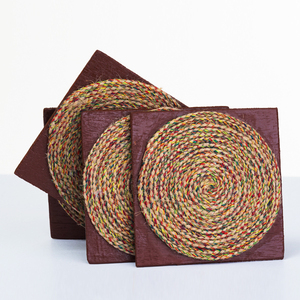 Nouvel arrivage Sous-verre en jute Vente en gros Plaque de chargement en jute de qualité supérieure élégante pour la maison Hôtel Table Top Decor Use - Product Image 6