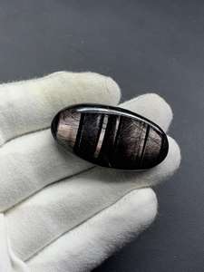 Cristal de Jaspe Hipersteno Verde 100% Hecho a Mano, Grado AAA, Piedra Natural Suelta para Sanación, Corte Cabujón, Certificado por Terceros - Product Image 2