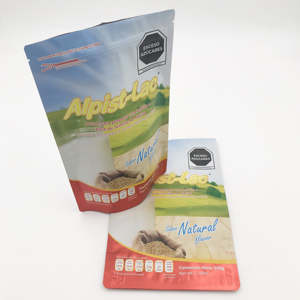 Pochette debout laminée mate avec fermeture éclair et encoche de déchirure pour l'emballage des noix et des graines - Taille personnalisée OEM, fabricant vietnamien - Product Image 2