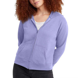 Sudaderas cortas con cremallera para mujer, Jersey de invierno personalizado, sudadera transpirable de talla grande con logotipo frontal, precios al por mayor - Product Image 1