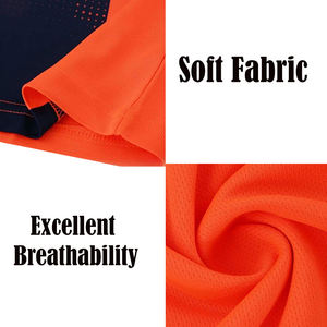 Uniforme de Fútbol Personalizado, Conjunto de Entrenamiento de Alta Densidad, Secado Rápido, Transpirable, Ligero, Tela Suave, Kit de Fútbol OEM - Product Image 4